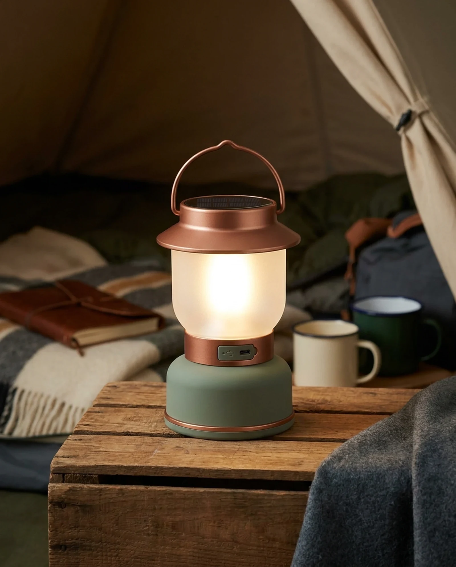 USB Rechargeable Solar Lantern